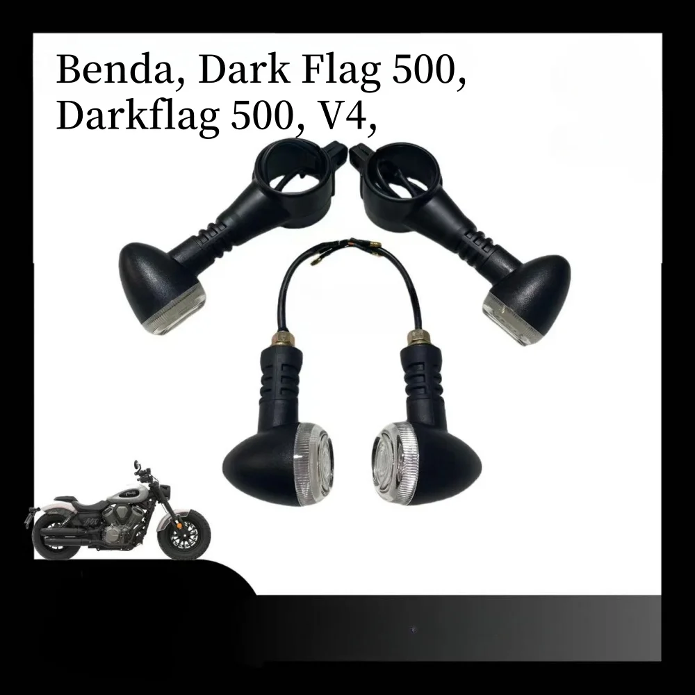 Clignotant avant et arrière pour Benda, Dark Flag 500, Darkflag 500, V4, Black Feel 500 Original, Clignotant