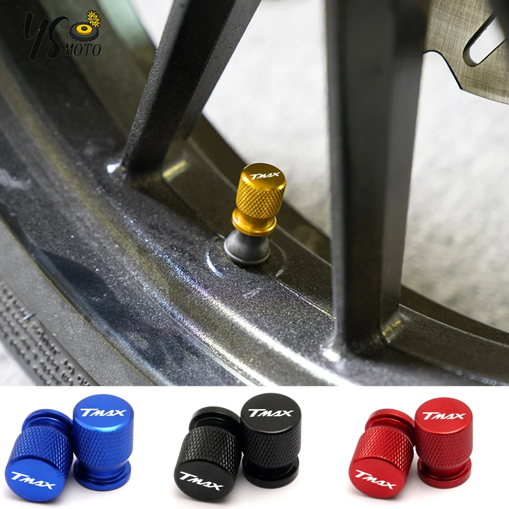 For YAMAHA TMAX 530 560 500 TMax530 SX DX TECH MAX TMax560 Tmax500 Motorcycle Wheel Tire Valve Stem Caps Airtight Covers T-MAX