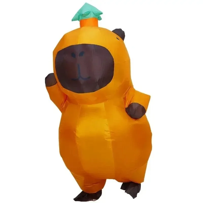 Capybara inflatable costume Kapibala cartoon animal one-piece inflatable costume novelty funny funny Halloween cosplay party dre - Image 3