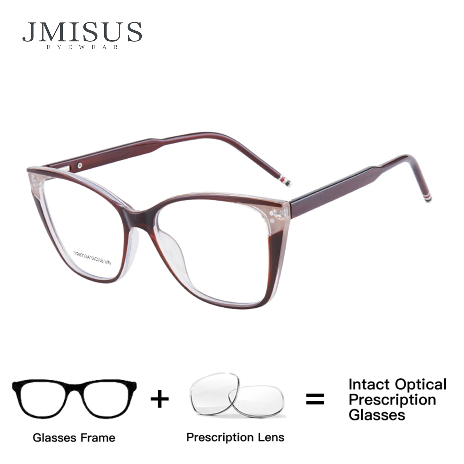 

JMISUS ﻿﻿Classics Retro Round Prescription Glasses Woemn Customised For Distance Lightweight Butterfly Optical Glasses 2025