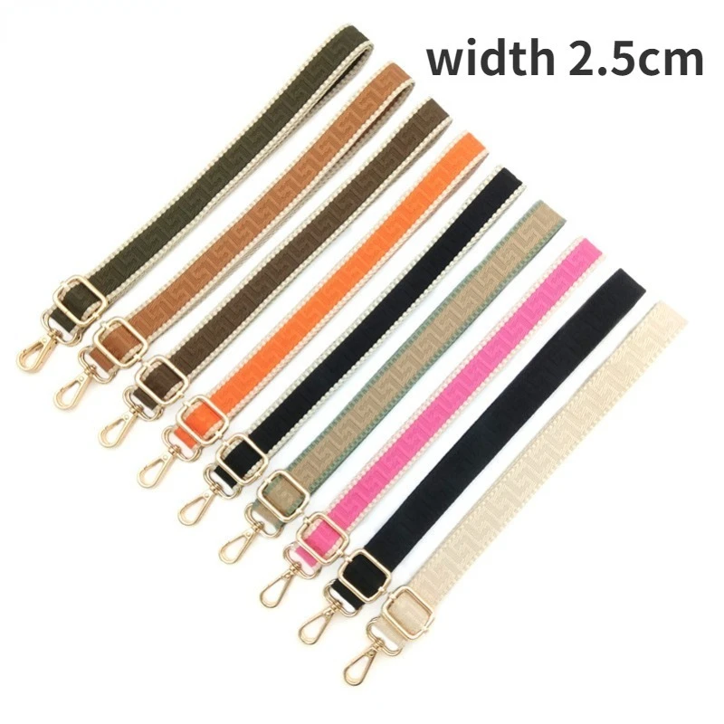 New 2.5CM Bag Shoulder Strap Accessories Water Cup Replacement Adjustable Long Shoulder Strap Phone Load Reduction Hanging Strap