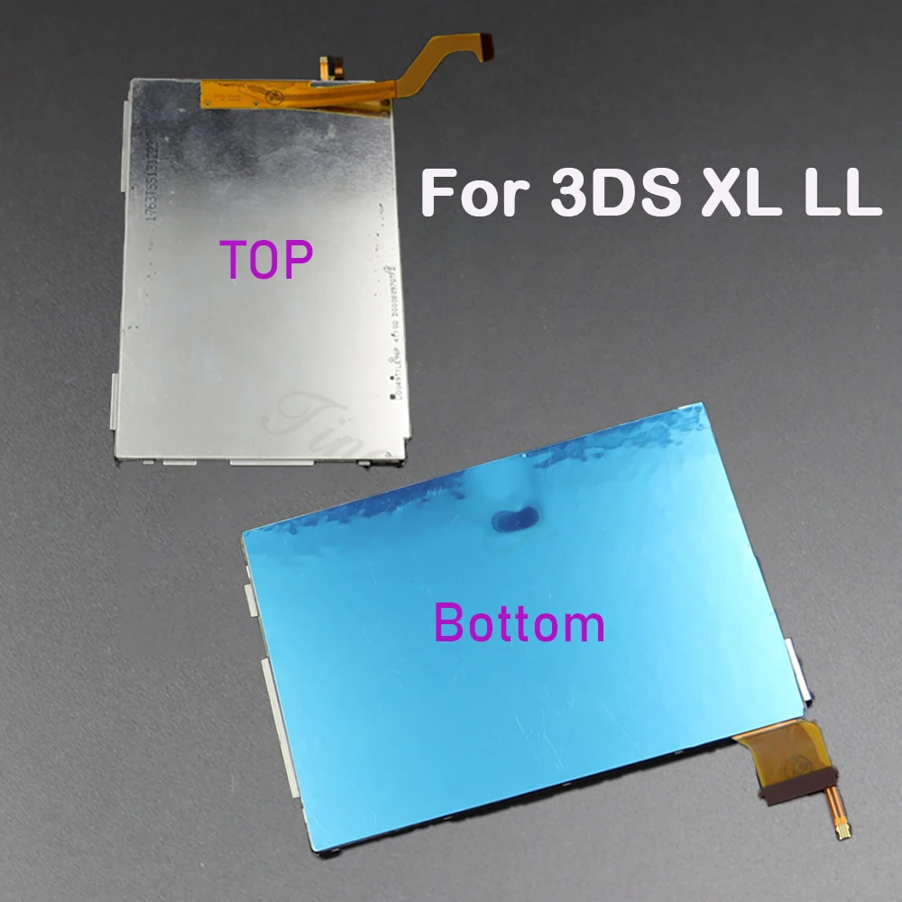 1PC/Set For 3DS Glass Touch Screen Panel Display Digitizer Top Upper or Bottom Lower LCD Screen For 3DS XL LL Controller Repair