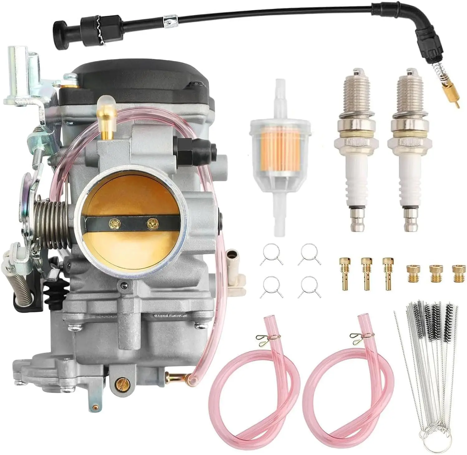 CV40 Carburetor Compatible with 1988-2006 Harley Davidson Sportster 883 1200 XL883 XL1200,1988-2016 Dyna & FXR,1988-2017 Softail