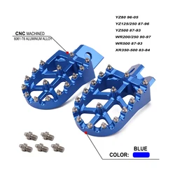 For YAMAHA YZ80 YZ WR TTR 125 200 250 XT250 CNC Motorcycle Accessories Footpegs Brake Pedal Step Clutch Brake Lever Dirt Bike