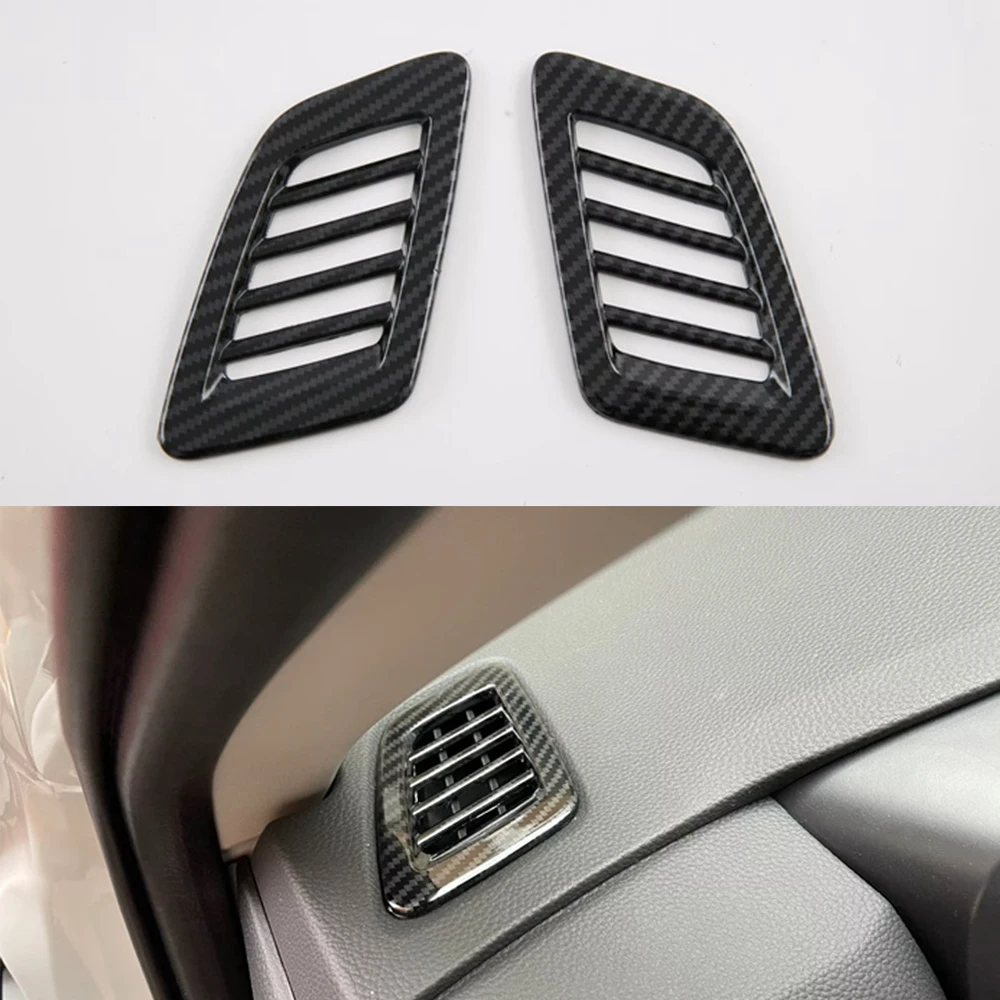 YAQUICKA Car Dashboard Upper Air Vent Frame Trim Stickers For Honda CRV 2023 Interior Auto Styling Moldings 2pcs