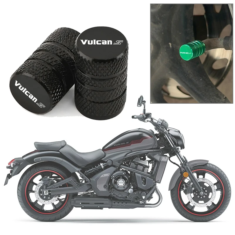 2025 High Quality For Kawasaki VULCAN S 650cc 650 CC V-ulcans 2PCS Motorcycle Tire Valve Air Port Stem Cover Cap Accessorie