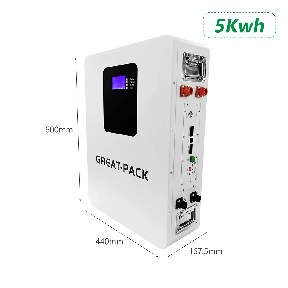 Wall Mounted 4V 10KWH 5KWH Powerwall Lifepo4 Lithium Battery 48V Lithium Batteries Power Bank