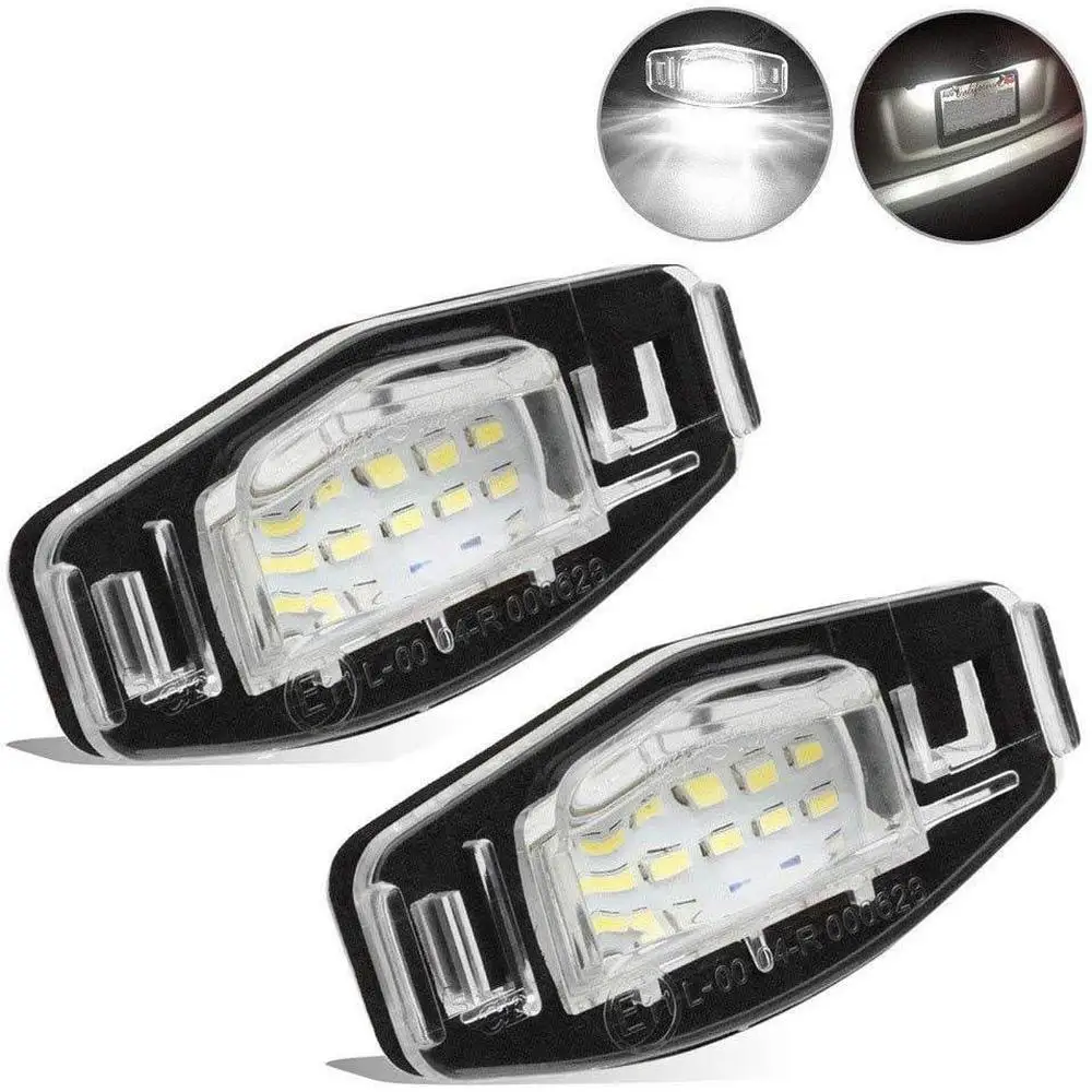 

2 шт., 12 В, освещение номерного знака автомобиля для MDX 2007 2008 2009 2010 2011 2012 2013, освещение номерного знака