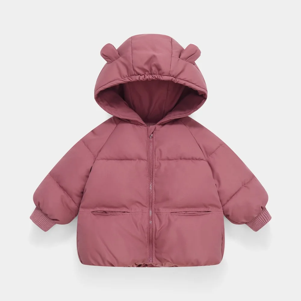 2024 inverno ragazze piumini ragazzi moda cappotto di cotone caldo autunno abbigliamento per bambini bambini capispalla Casual con cappuccio per 2-6