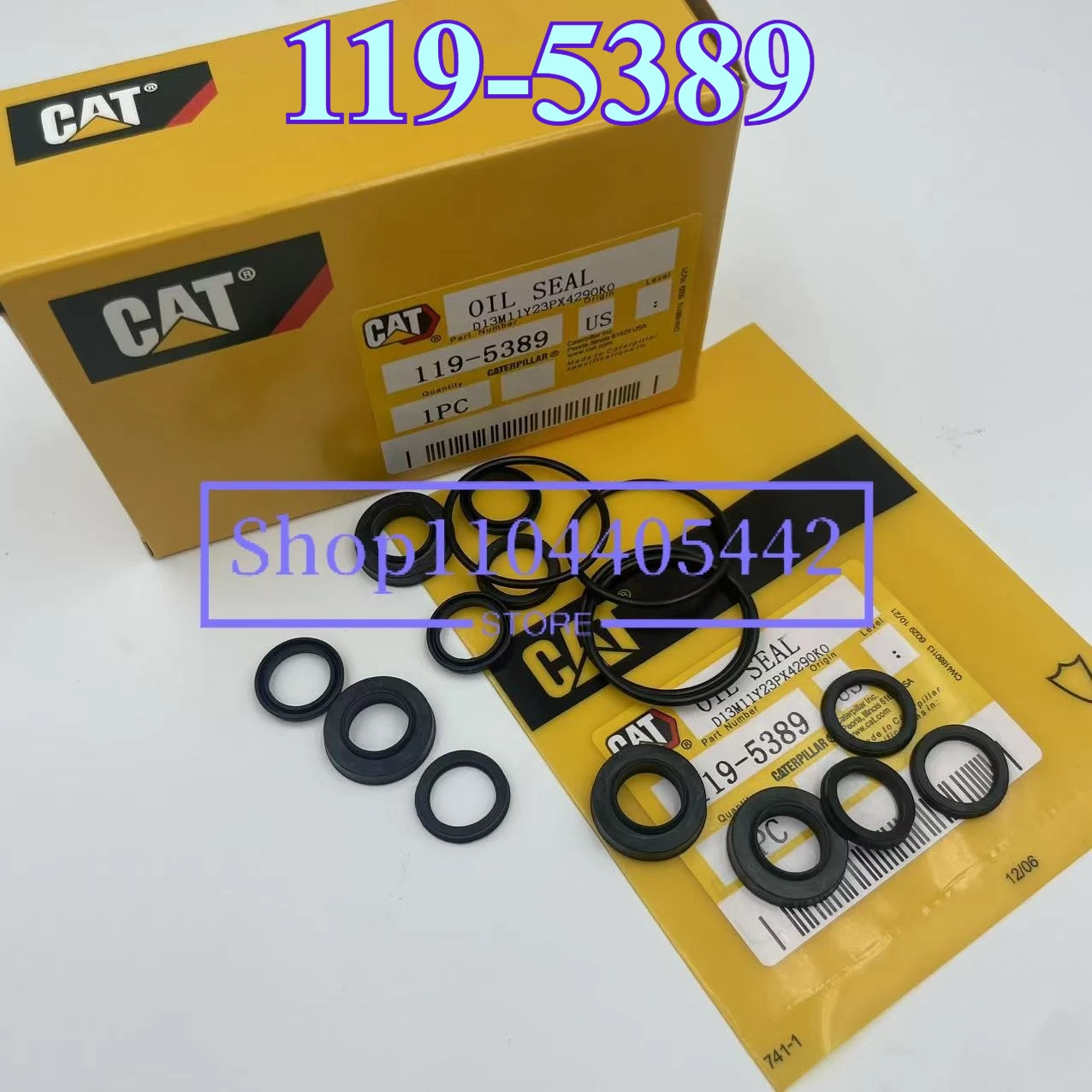 

119-5389,6V-6400 ПИЛОТ уплотнения КЛАПАНА 119-5389,6V-6400 ДЛЯ Caterpillar 320C 320D 320B 312C 312D