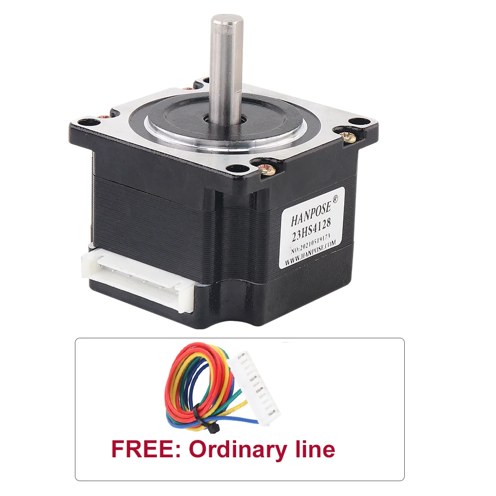 Nema 23 stepper motor 41mm 2.8A 0.55NM 23HS4128 stepper motor for CNC Laser Grind Foam Plasma Cut