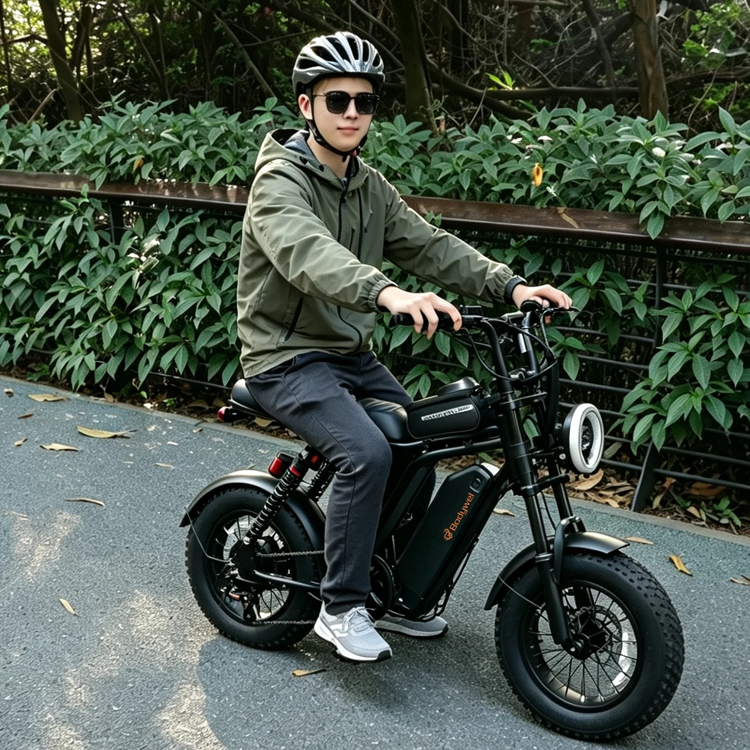 16x4.0 Electric Bike for Adults/Teens, Peak 1500W48V 15.6Ah Battery,Off-Road Motorcycle Full Suspension Fat Tire All-Terrain ebike US stock Bodywel M16PRO