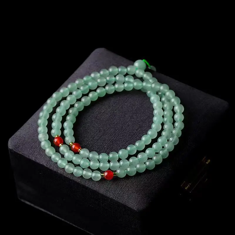 Dongling Jade Ring Bracelet Abacus Bead Buddha Bead Bracelet Jewelry