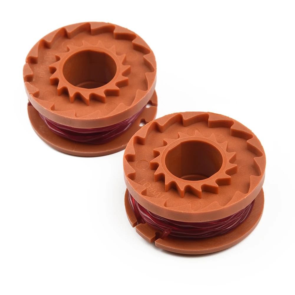 2pcs For WORX WG150E WG151E WG154E WG155E WG157E WG160E WG163E WG165E Replacement WA0004 Spool And Line For Grass Trimmer
