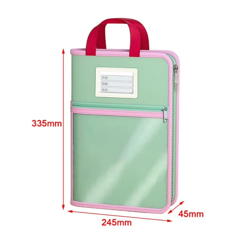 حقيبة ملفات A4 من النايلون، تصميم شبكي كبير مفتوح، حقيبة ملفات شفافة على شكل حرف L، حقيبة مستندات محمولة، منظمة الدراسة