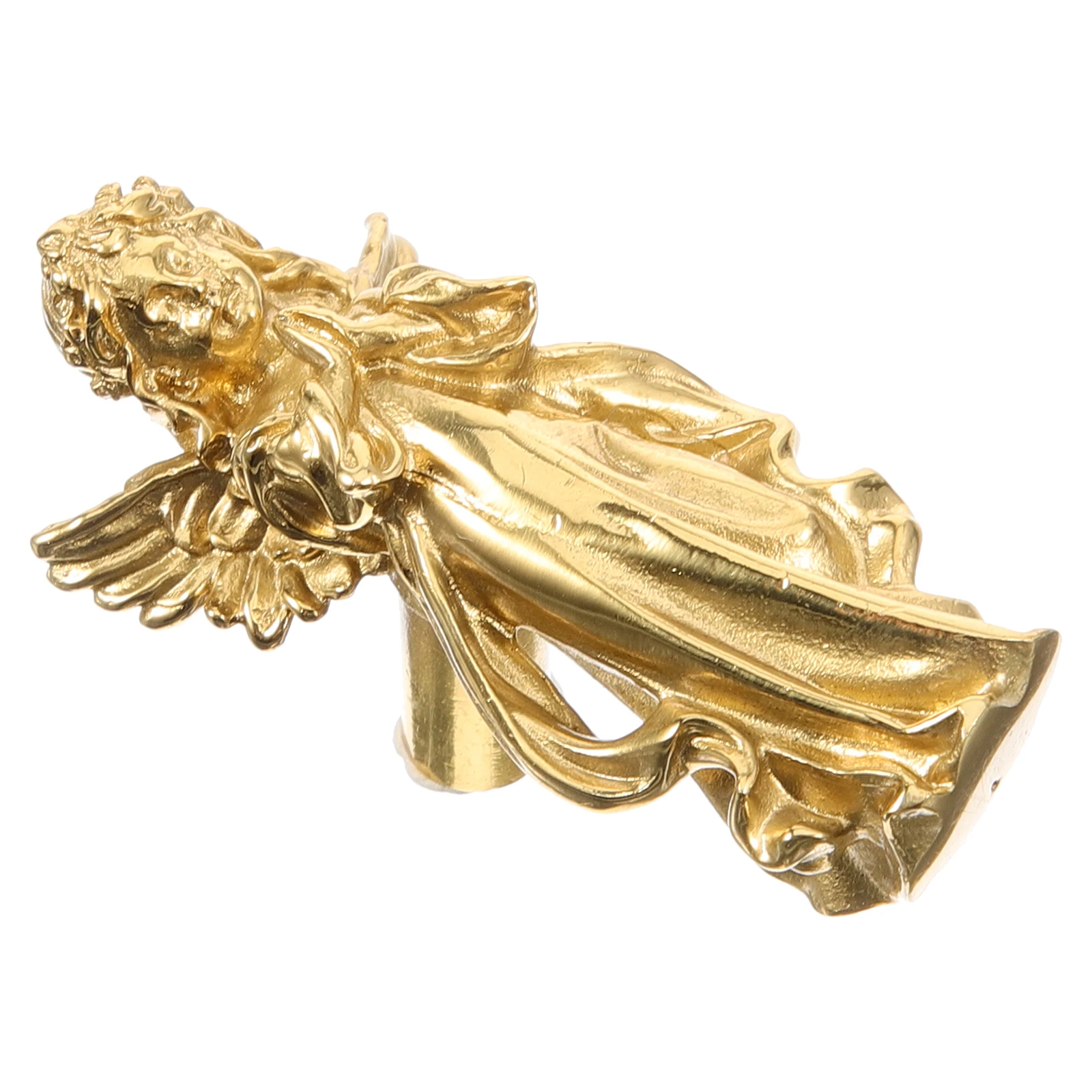 

Retro European Brass Drawer Pulls Door H for niture Cabinet Metal Dresser Pulls Durable Small Angel Design Hardware