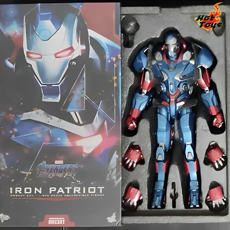 Oryginalne Hottoys Marvel Avengers: Endgame stop Iron Patriot 2.0 1/6 Anime kolekcja figurek Model zabawki dla dzieci prezenty