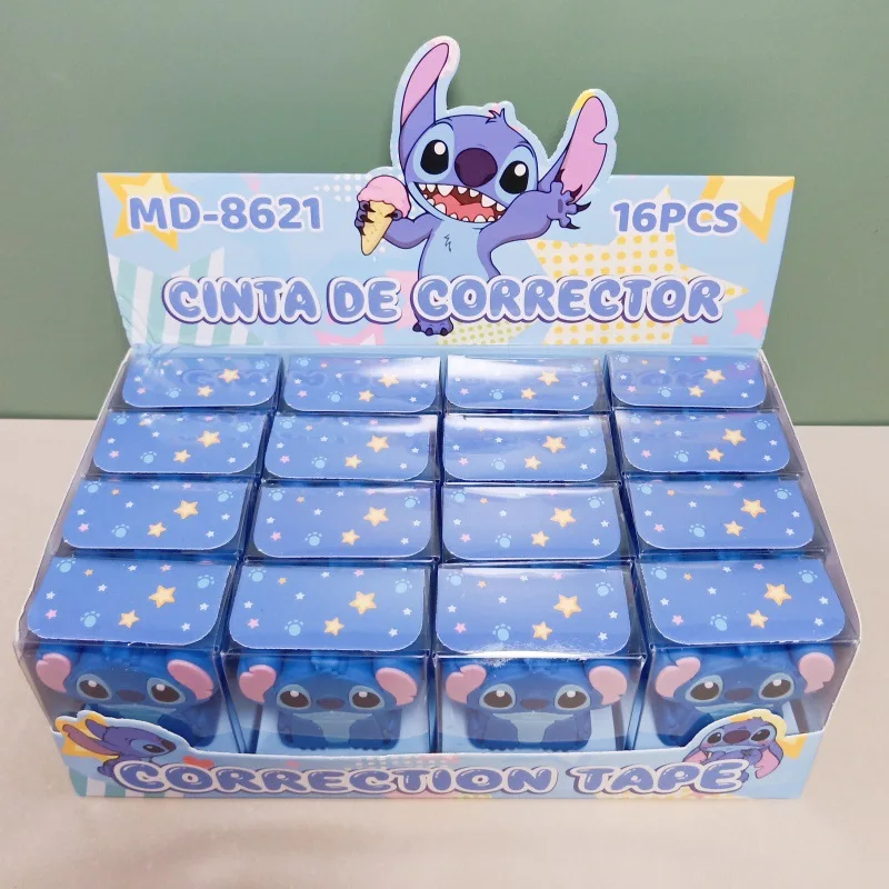 4/16pcs Disney cartoon Stitch correction with cute Disney\'s Lilo&Stitch correction with student correction with stationery gift