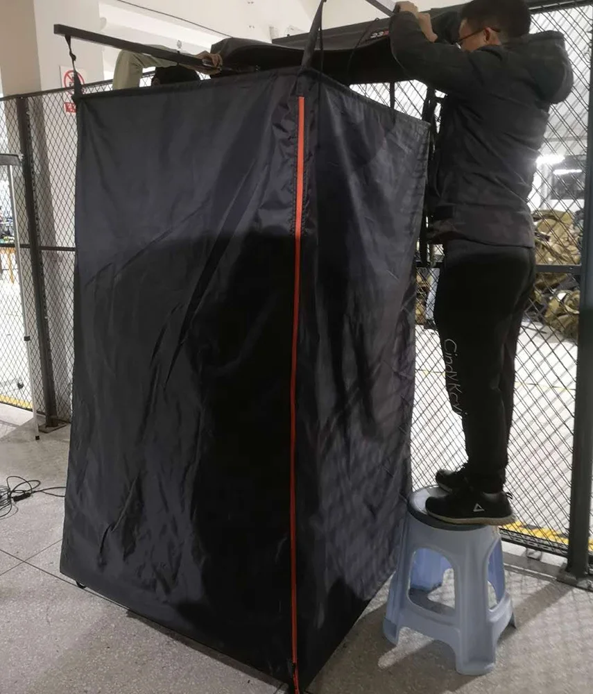 

Outdoor Changing Clothes & Shower Tent Canvas Pop-up Privacy Shelter for Camp & Toilet Use
