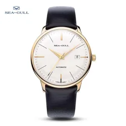 Seagull watch men's business automatic mechanical watch ultra-thin simple calendar watch Penrose watch 40mm new products in 2024