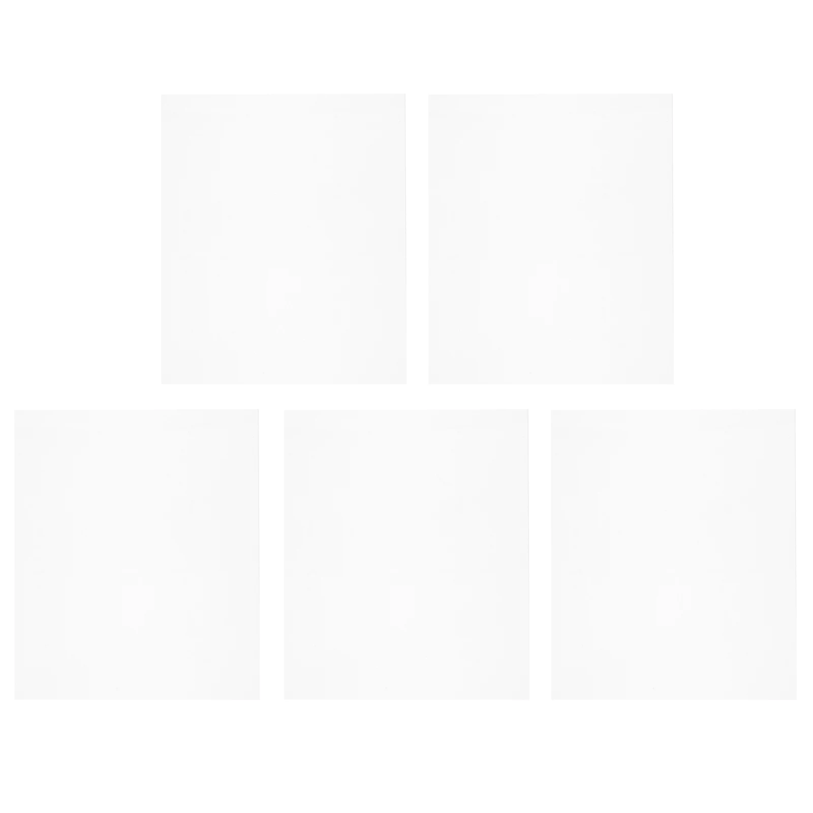 

5 Pcs Acrylic Sheet Transparent Methacrylate Clean Edges Photo Frames Craft Projects Schoolwork DIY Plastic Panel Clear
