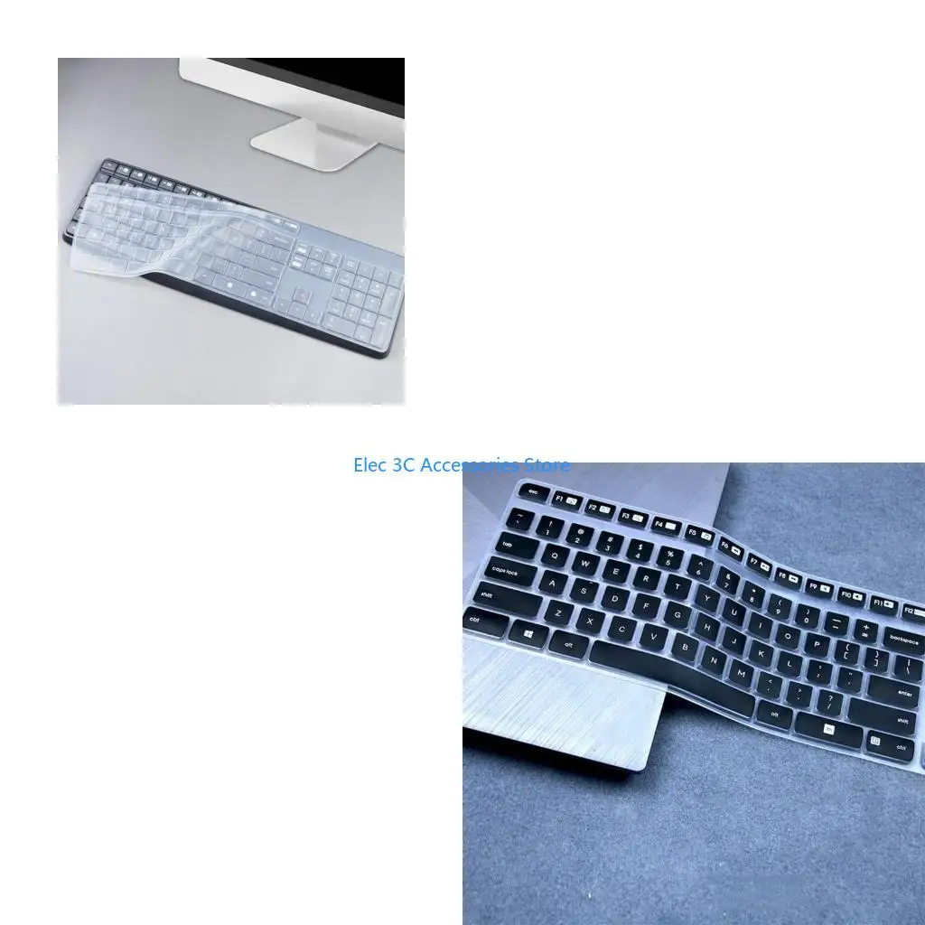 

Y51A Wireless Silicone Dustproof Mechanical Keyboards Cover Protectors Film for K235 K375 MK235 MK315 Keyboards