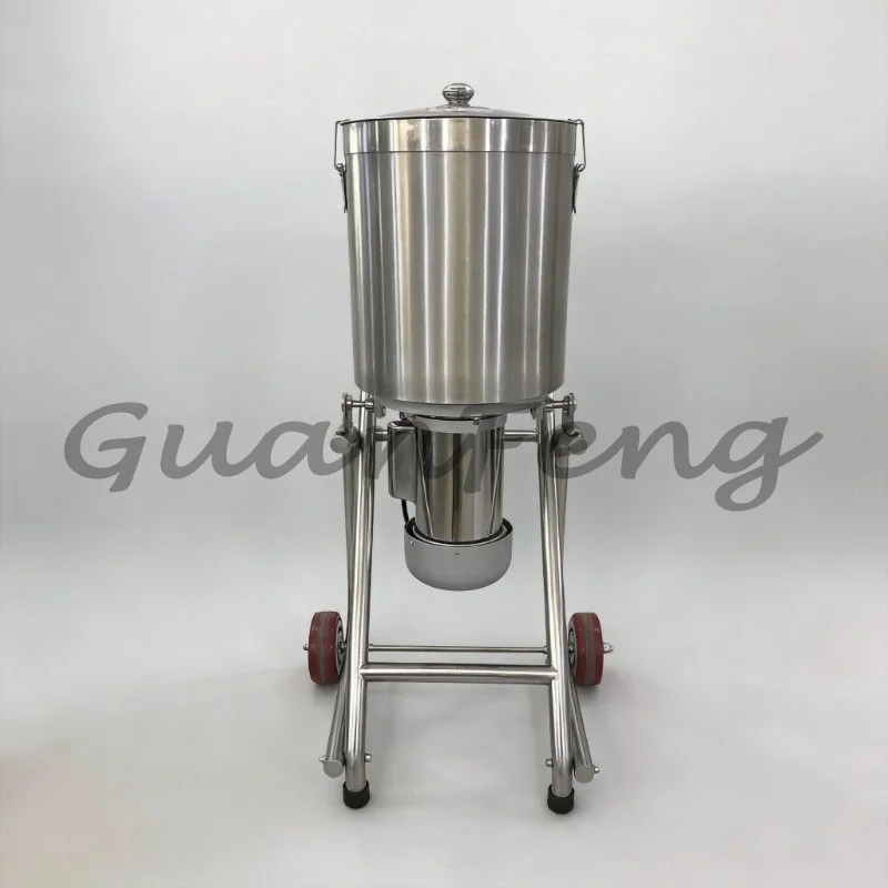 32L Large Capacity Food Shredder, 220V 1500W Stainless Steel Multi-functional Food Processor, Meat Cutter, Frying Machine