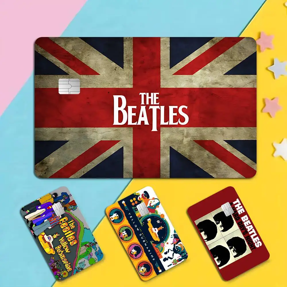 The B-Beatles Band 2024 Anime Cartoon Skin Stickers Film Tape Case for Big Credit Debit Card Front Side