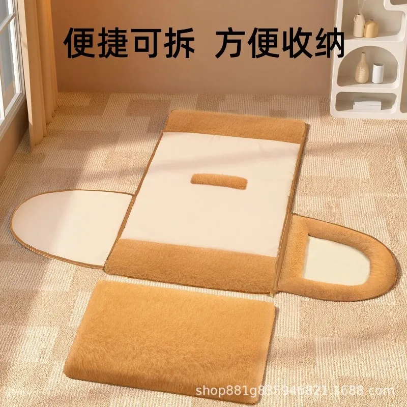 Four season universal, removable, washable, medium-sized, bear dog house, enclosed, safe dog house, pet bed view 3