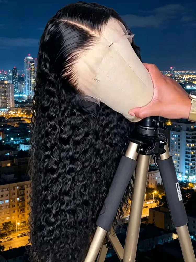 40 Inch Deep Wave Lace Front Wig Human Hair Wigs 100% Human Hair Wig 13x4 Deep Curly Frontal Wig Pre Plucked with Baby Hair 13x6 Lace Front Human Hair Wig 5x5 Glueless HD Lace Front Wig for Women