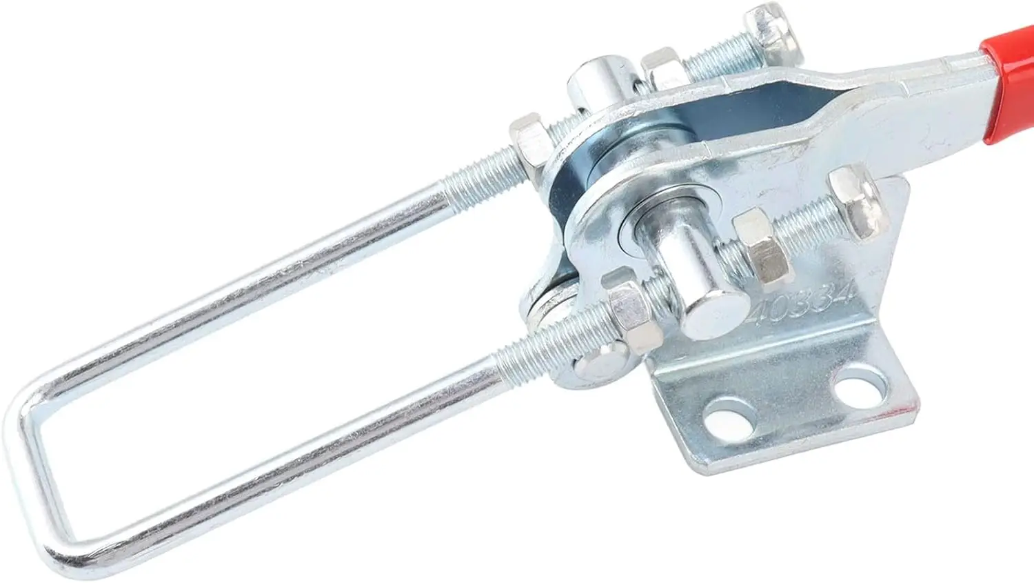 2Pcs Iron SUS304 90 Degrees  Toggle Hasp Latch Adjustable U Bolt Industrial Box Case