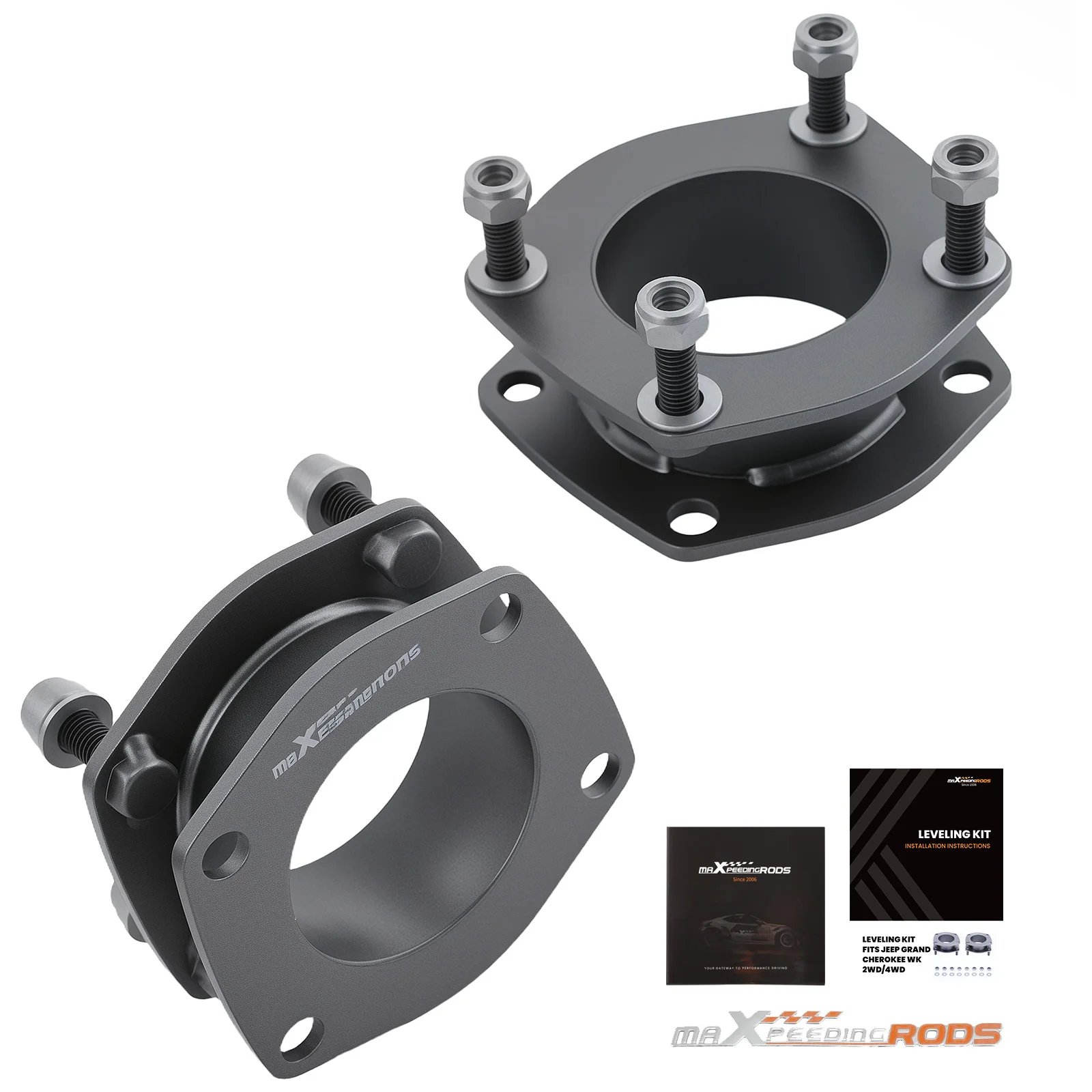 

maXpeedingrods 2" Front Leveling Lift Kit for Jeep Commander XK 2006-2010 Steel