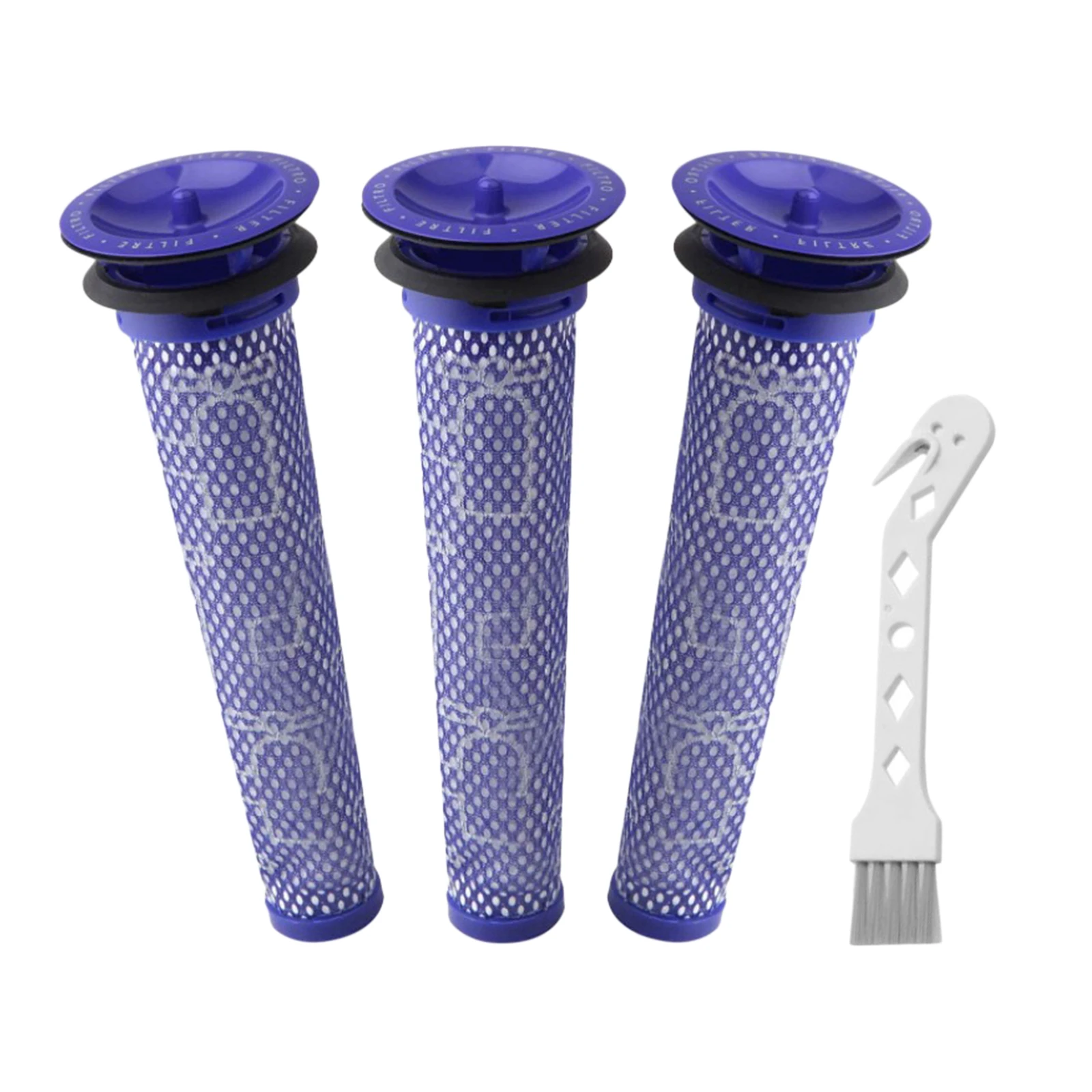 

3 Pack Washable Pre Motor Filter for DC58 DC59 V6 V7 V8 Vacuum Cleaners, 3 Filters Replacement Part # 965661-01