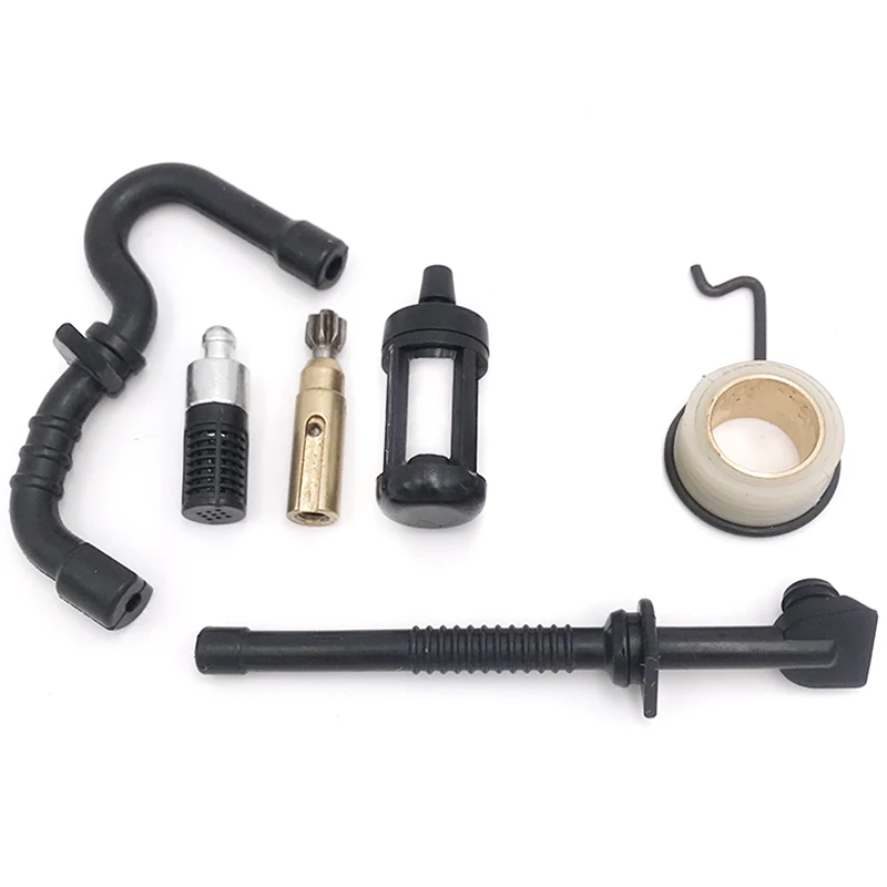 Oil Pump Worm Gear Fuel Oil Filter Line Hose Kit for Stihl MS 180 170 MS180 MS170 018 017 Chainsaw Parts 11236407102