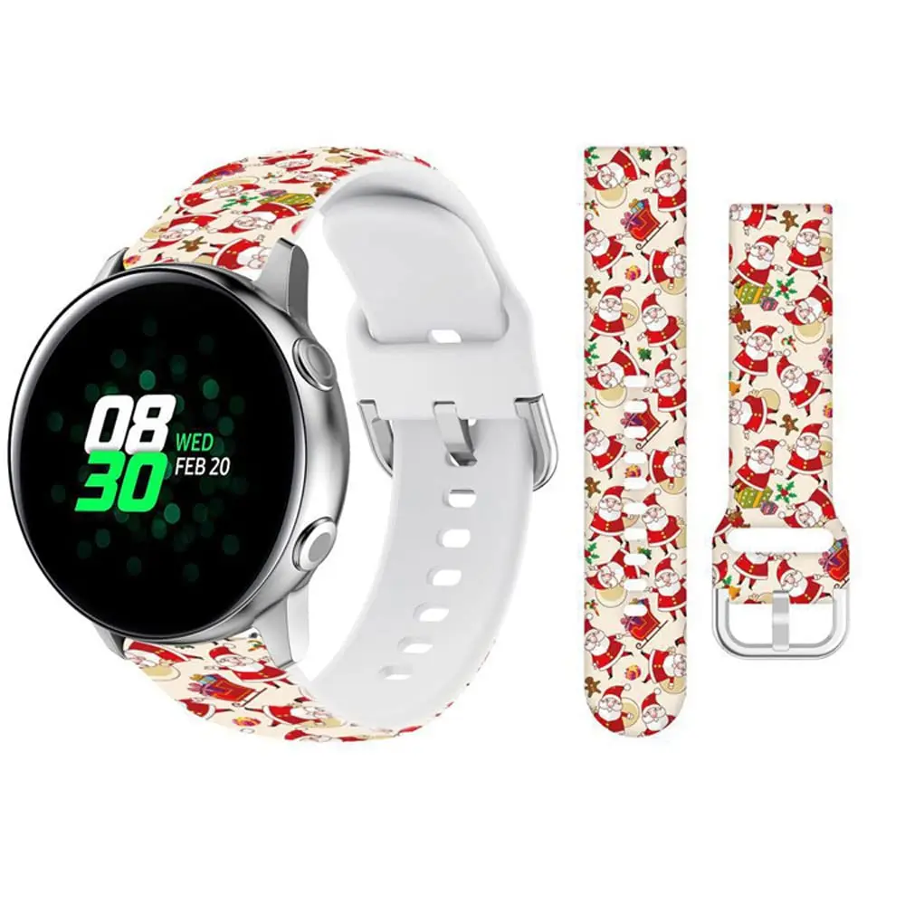 Christmas strap For Samsung Galaxy Watch 6/4/5 pro/6 classic/Active 2/ 20mm/22mm Bracelet huawei/Amazfit GTR-GTS-4-2e-3-Pro Band