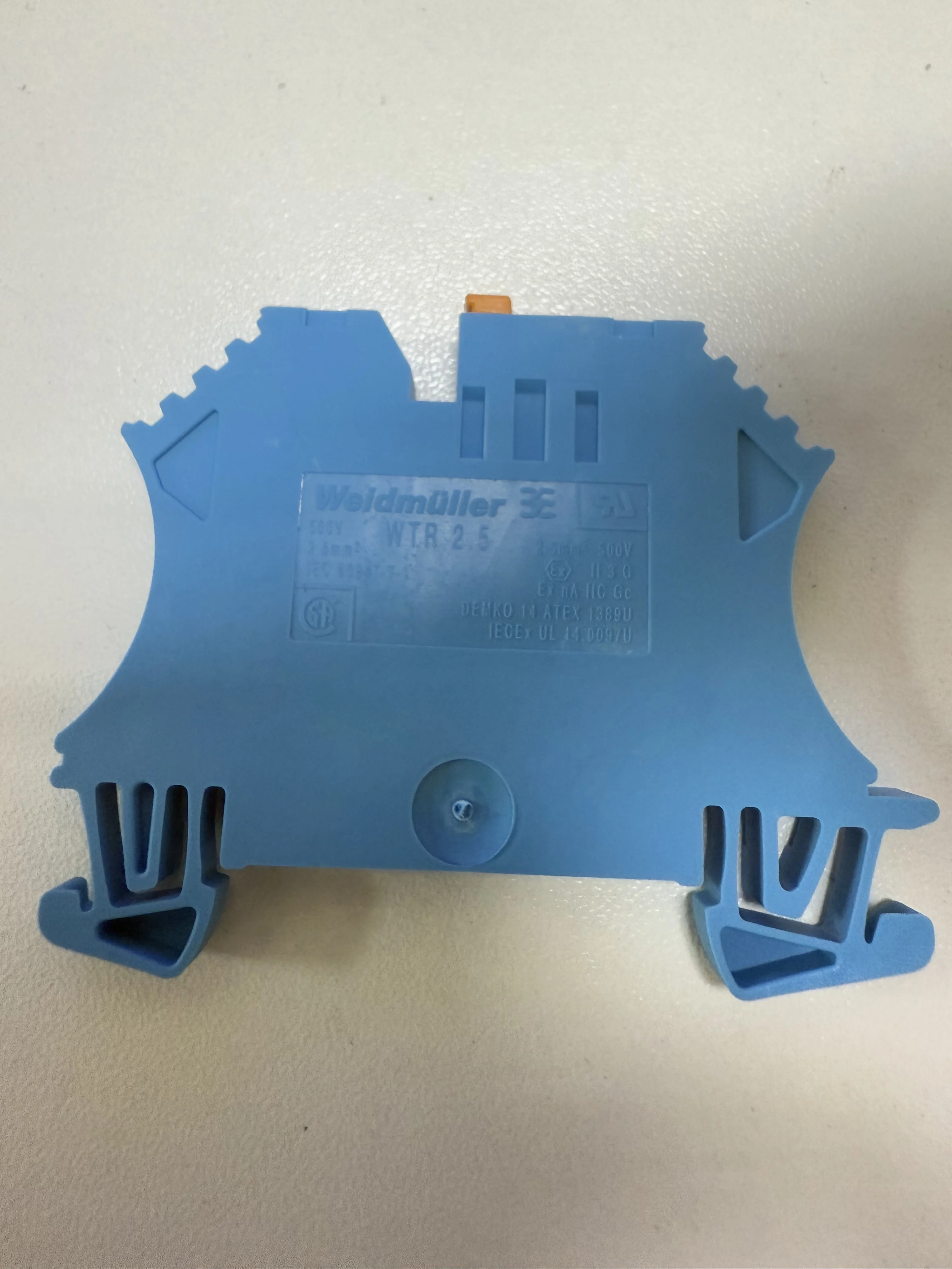 

WDU 2.5 BL Weidmuller W series 2.5 square wiring terminal blue terminal 1020080000 1024100000 WDU 2.5/TC TYP K