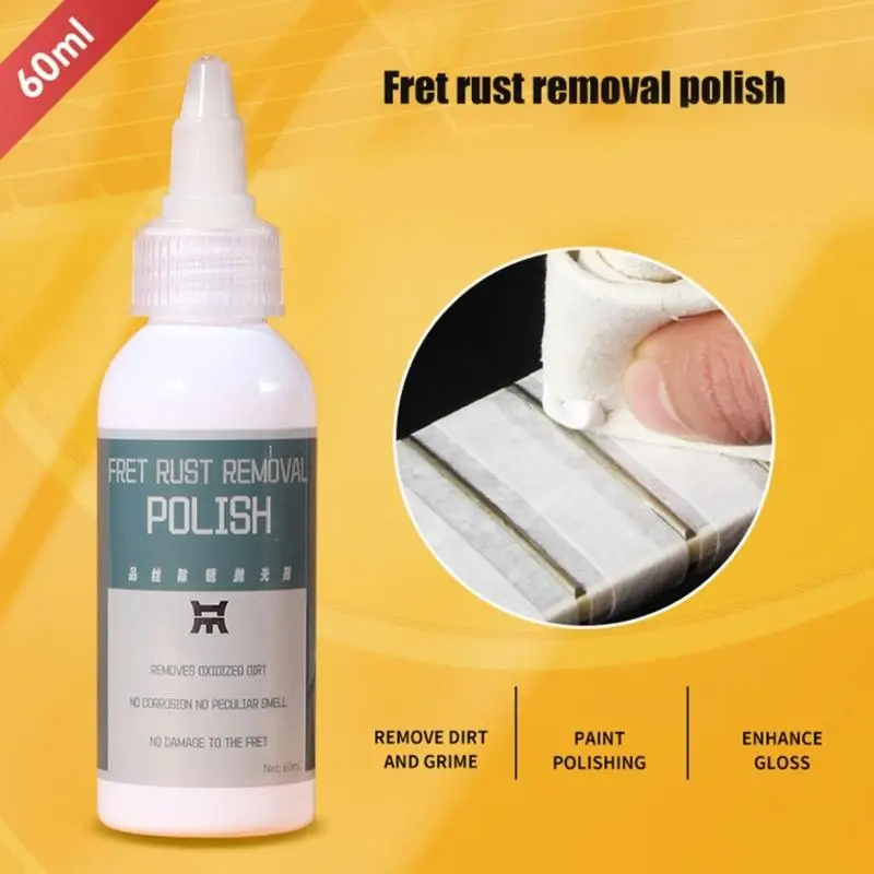 U2JB Guitar Cleaning Fretboard Lemon Oil Polish String Cleaner Guitar String winder for Guitar Cleaning Maintenance