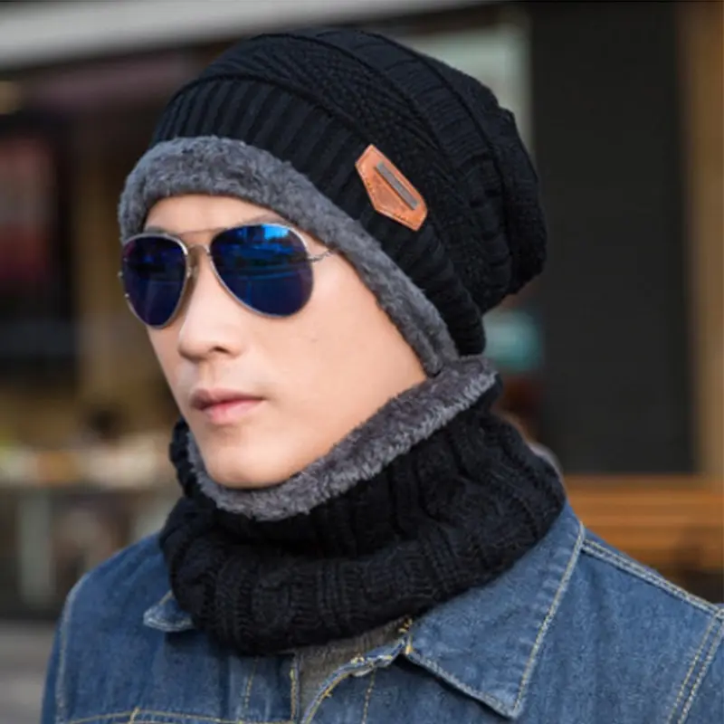 Winter Hat Skullies Beanies Hats Beanies For Men Women Wool Scarf Caps Balaclava Mask Gorras Bonnet Knitted Hat