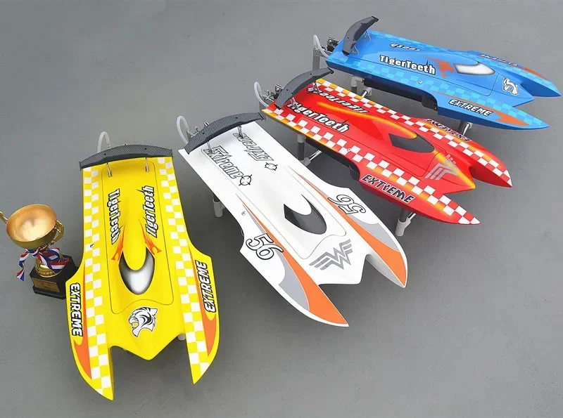 DTRC 640mm E22 Electric Radio Control Boat Model FRP Speedboat 70~80km