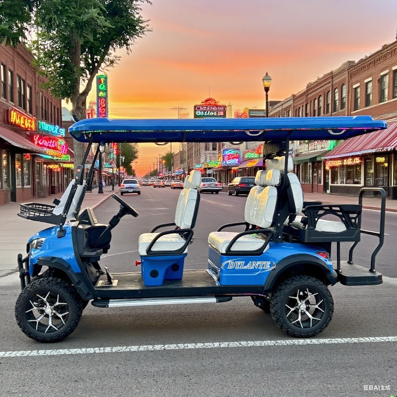 

New Model 4 6 Seater Electric Golf Carts Lithium Golf Scooter 5KW 4KW Electric Off-Road Buggy Golf Cart Street Legal