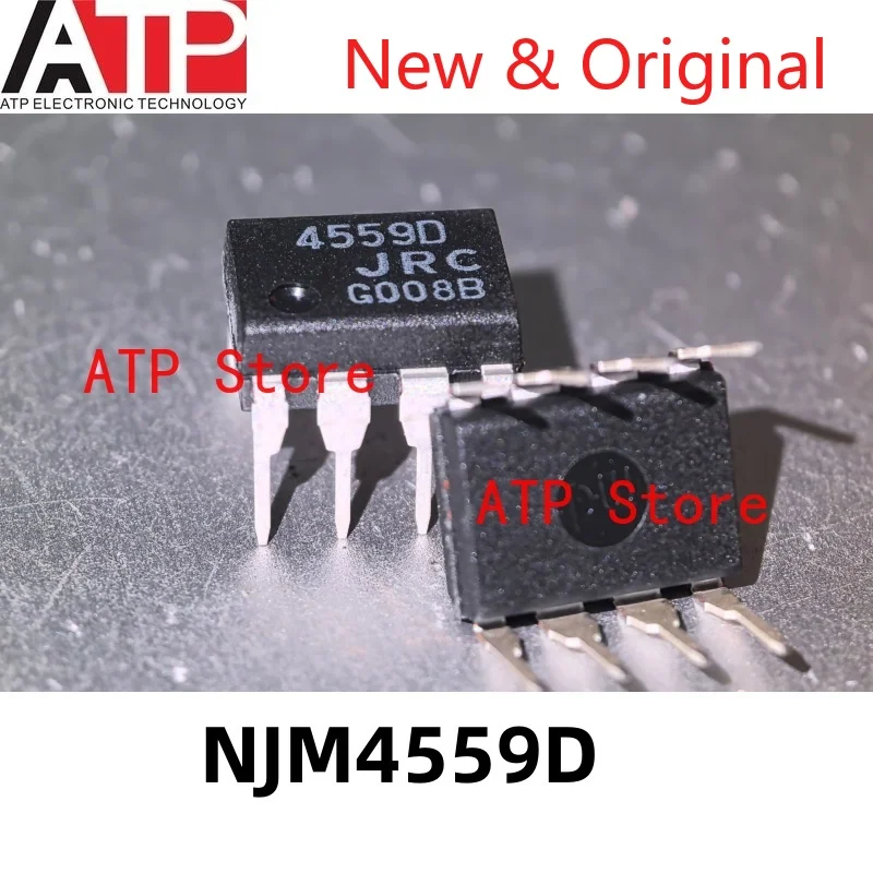 10PCS NJM4559D JRC4559D 4559D DIP-8 Original inventory of integrated chip IC