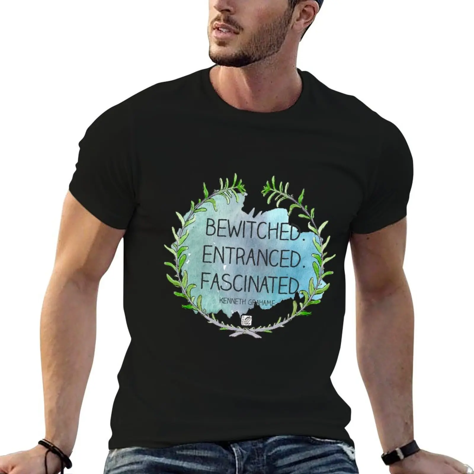 Bewitched, Entranced, Fascinated. T-Shirt tshirts personalised summer top fruit of the loom mens t shirts