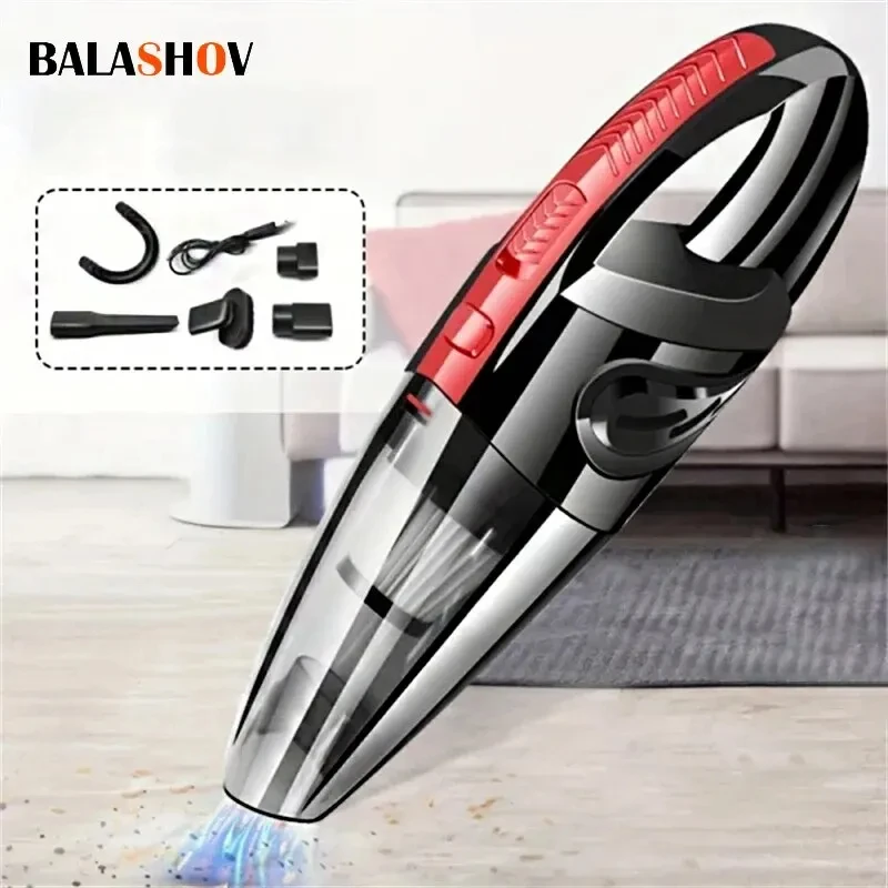 Wireless Vacuum Cleaner Powerful Suction Rechargeable Handheld Vacuum Cleaner Quick Charge for Car  Pet Hair