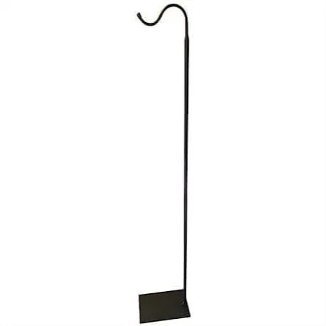 

Shepherd's Hook, 60" Adjustable Heavy Duty Garden Hook Stand for Outdoor Hanging Plant Solar Lights Lanterns Bird Feeders