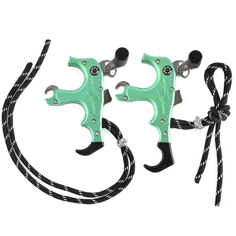 

Practical Archery Bow Release Aid 3 or 4 Finger Thumb Caliper Release jaws automatically closed Outdoor Hunting Release