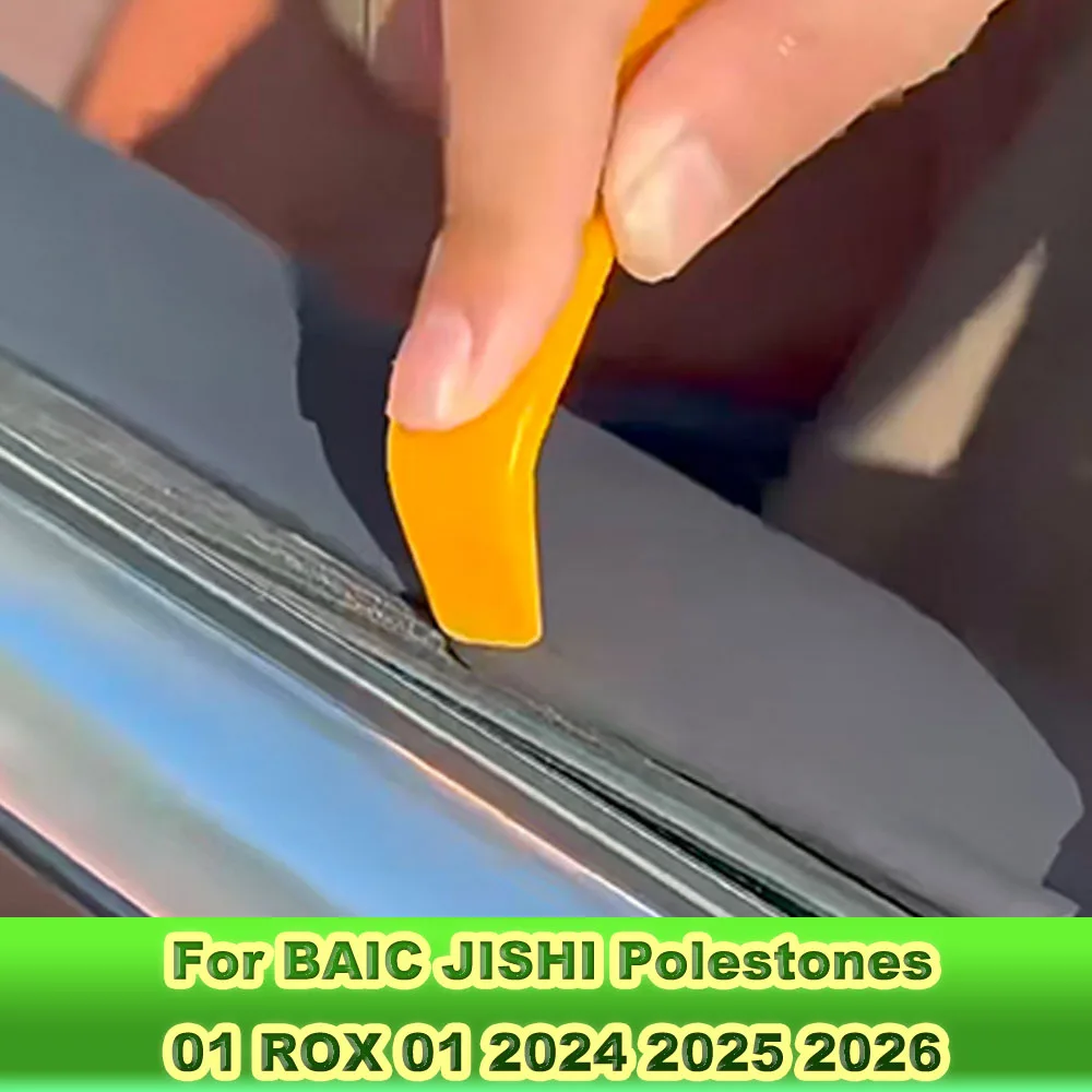 For BAIC JISHI Rox 01 Polestone 01 2023 2024 2025 2026 Window Seal Strip Inner Glass Weatherstrip  Insert Trim Parts
