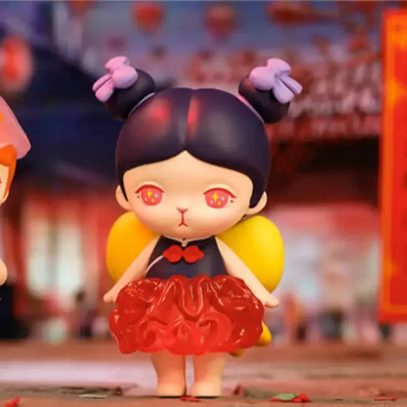 

POP MART Bunny Happy Spring Festival Series Blind Box Guess Bag Desktop Decoration Cute Model Gift Girl Blind Bag Toys Anime