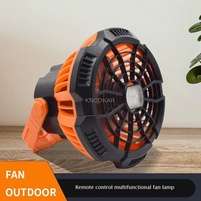 USB Outdoor Fan Lamp Remote Control Outdoor Multi-Function Fan Lamp Desktop Creative Lighting Fan Desktop Mute