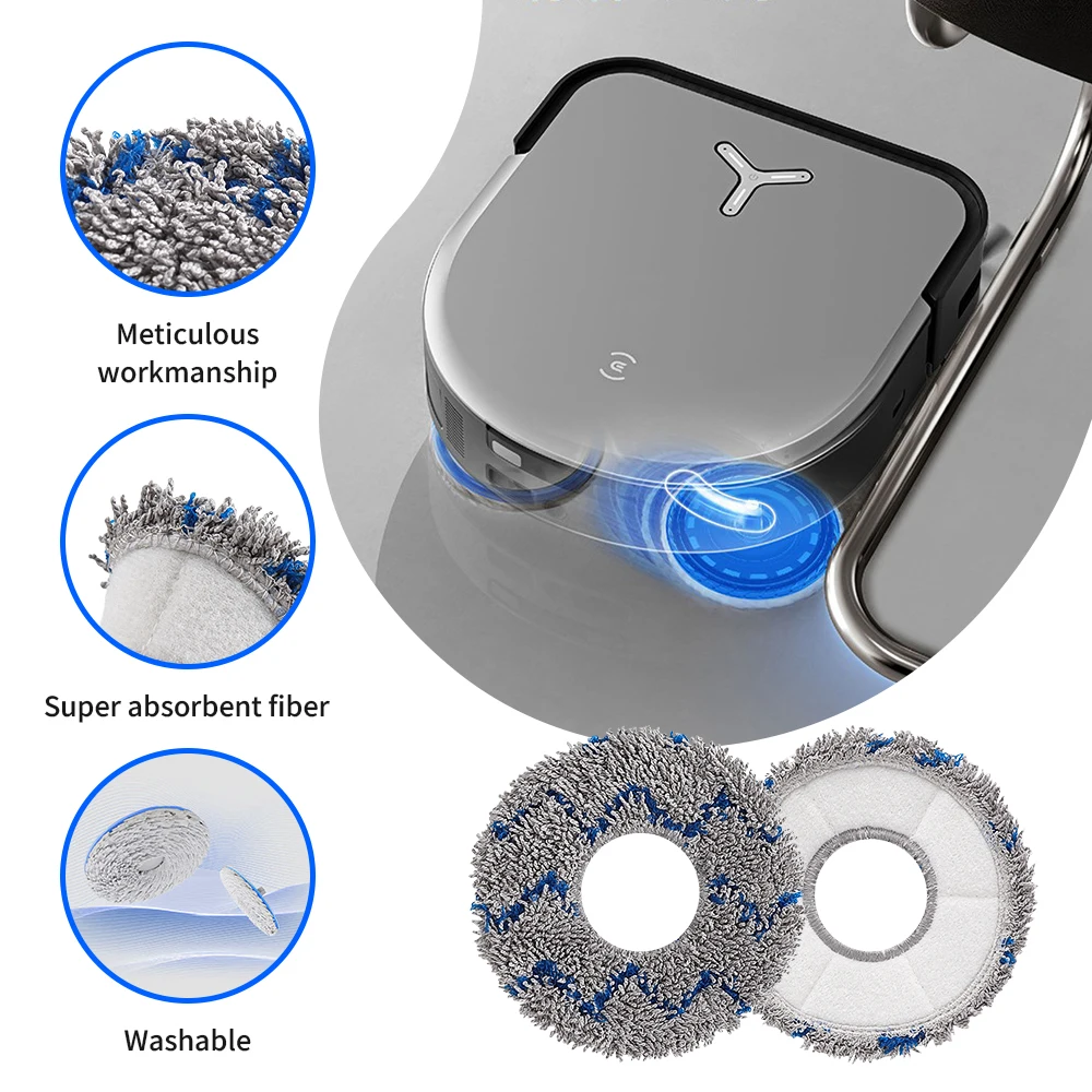 ممسحة القماش ل Ecovacs Deebot X5 OMNI /X5 MAX /X5 PRO/X5 Pro Ultra/X5 Pro Plus جهاز آلي لتنظيف الأتربة إكسسوارات قطع غيار