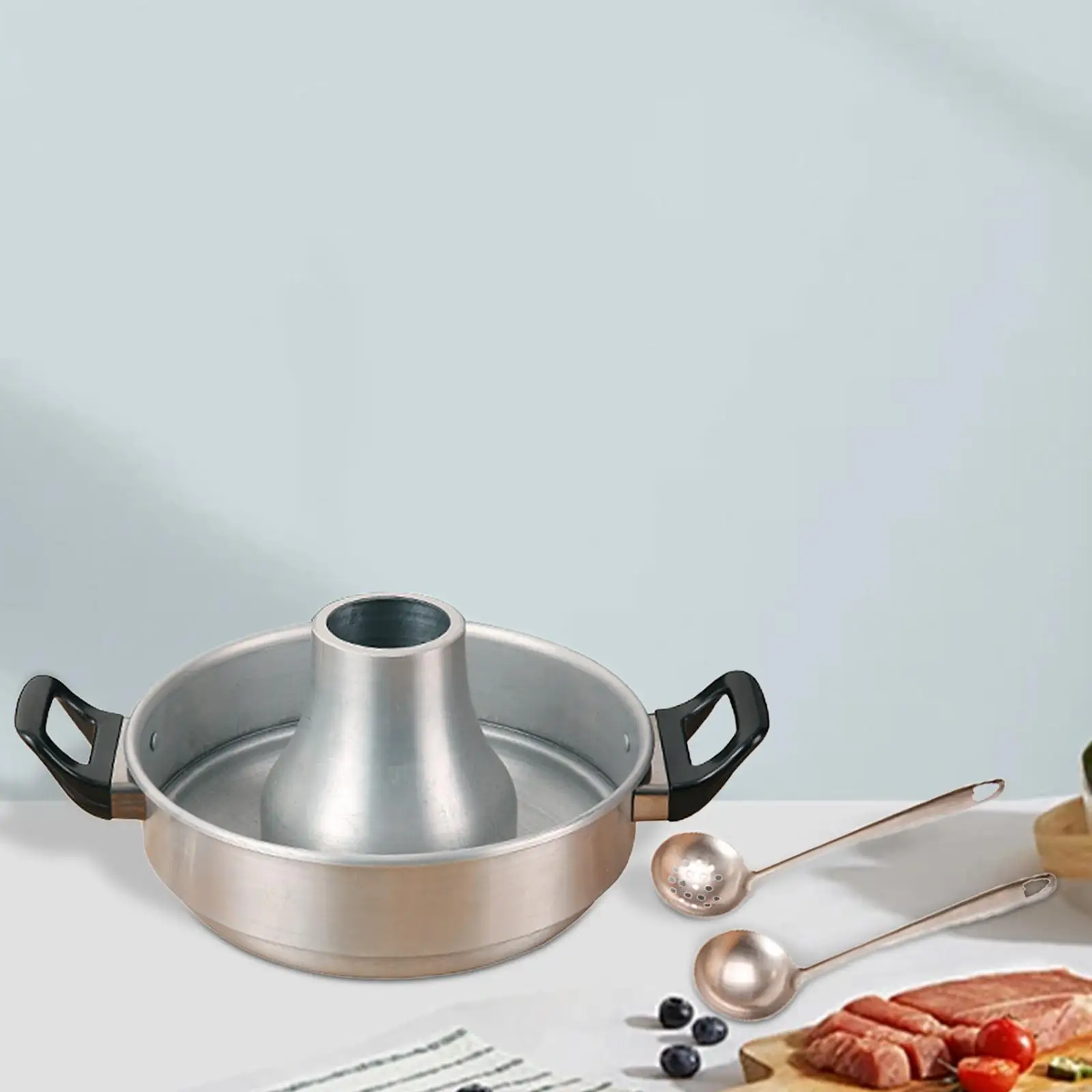 

Mini Hot Pot Chafing Dish Sturdy Stew Pot Practical Portable Ramen Pot Soup Pot